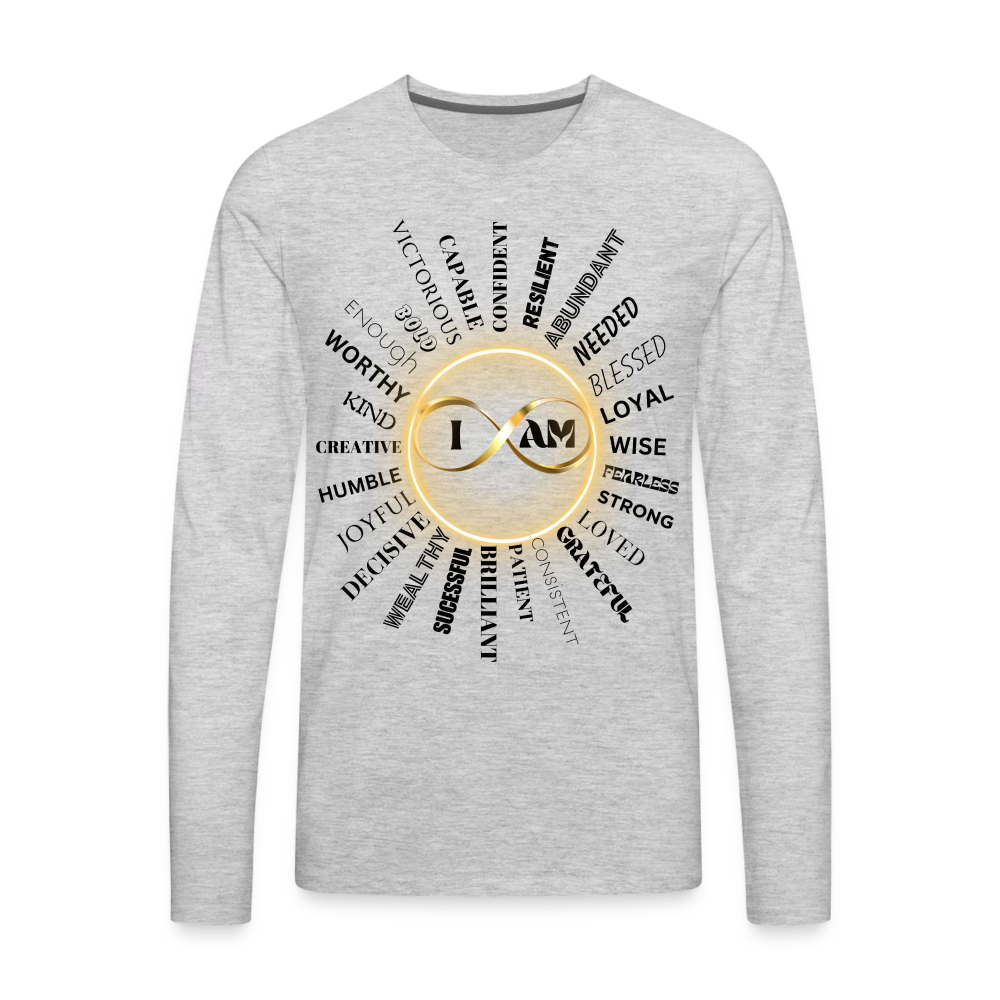 Men's Premium Long Sleeve T-Shirt - heather gray