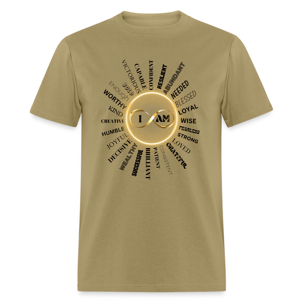 I AM Men's Premium T-Shirt - khaki