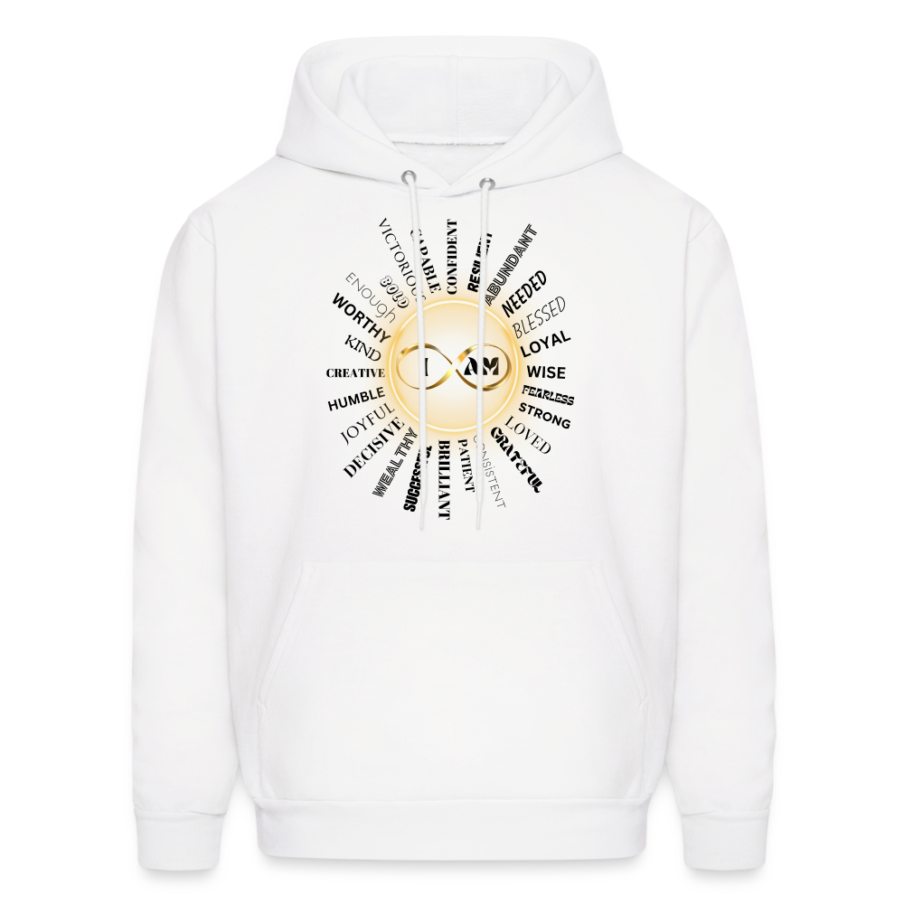 I AM Men’s Premium Hoodie - white