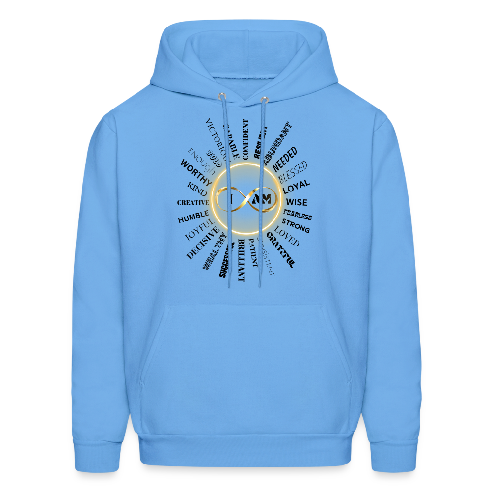 I AM Men’s Premium Hoodie - carolina blue