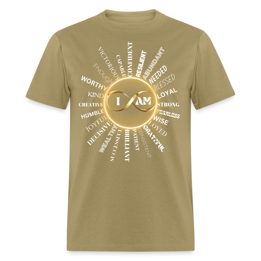 I AM Men's Premium T-Shirt - khaki