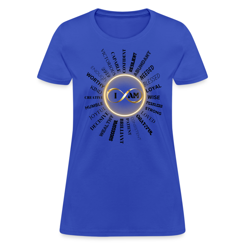 I AM Women’s Premium T-Shirt - royal blue