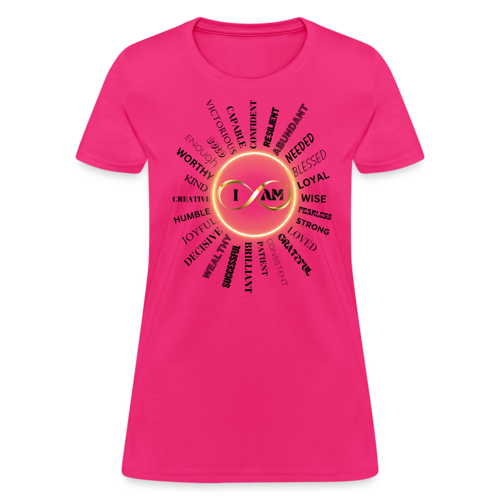 I AM Women’s Premium T-Shirt - fuchsia