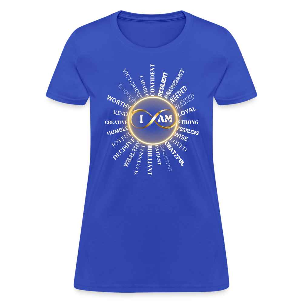 I AM Women’s Premium T-Shirt - royal blue