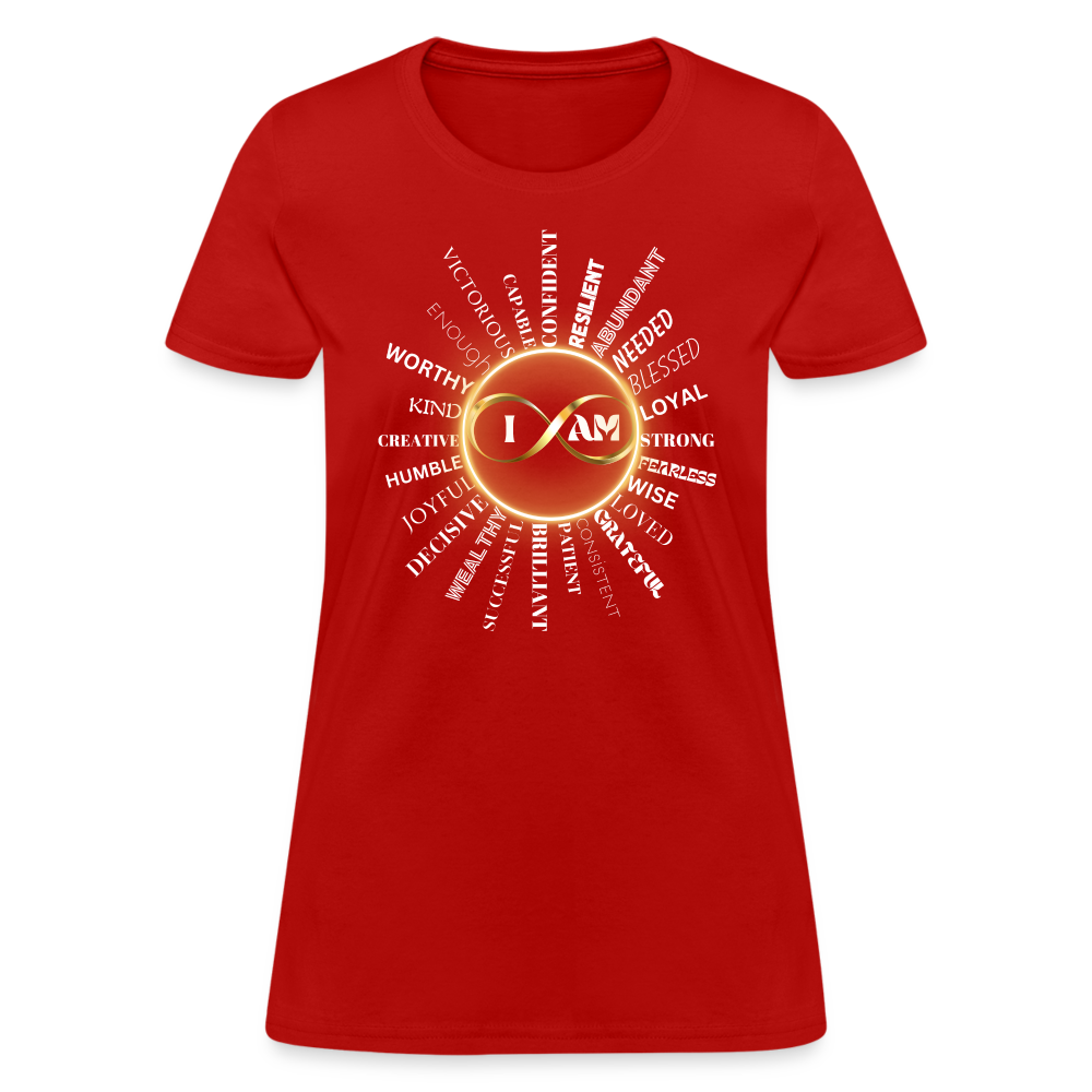 I AM Women’s Premium T-Shirt - red