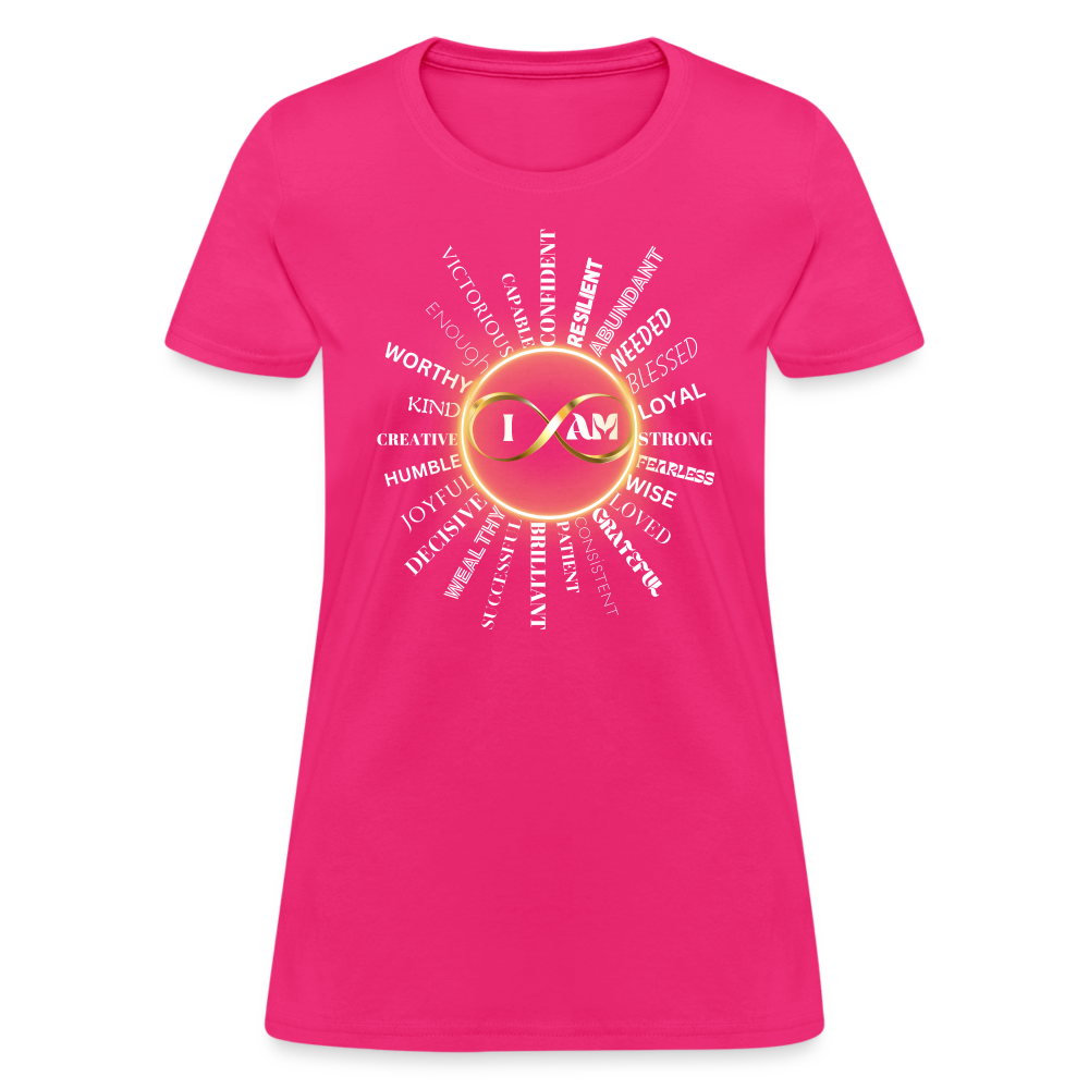 I AM Women’s Premium T-Shirt - fuchsia