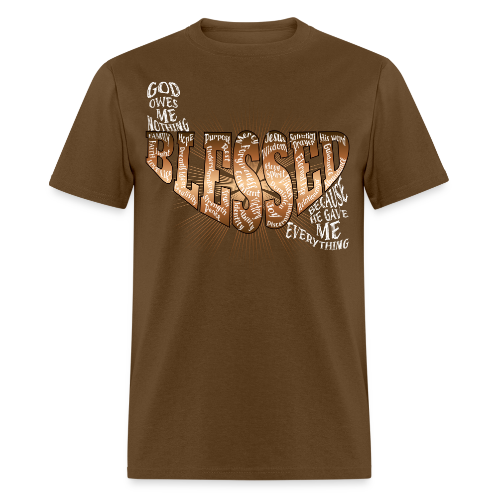 Blessed Unisex Classic T-Shirt - brown