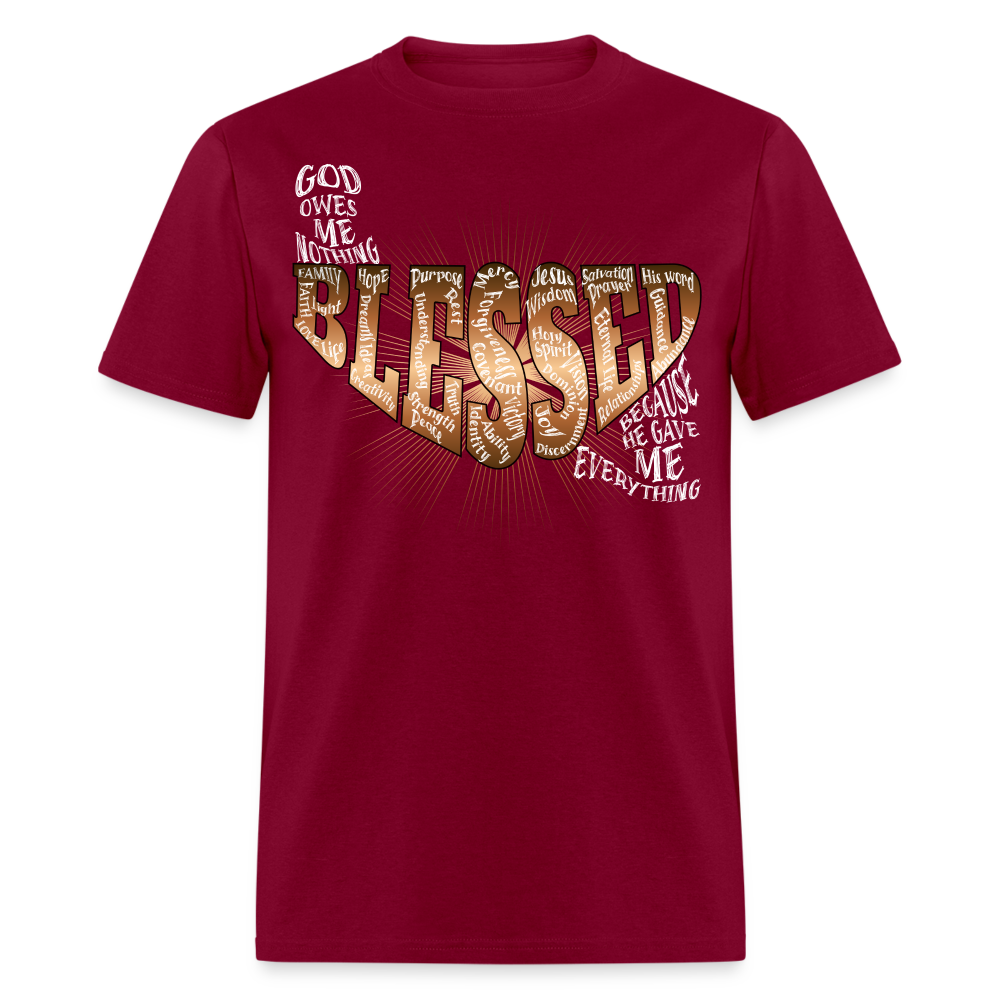 Blessed Unisex Classic T-Shirt - burgundy