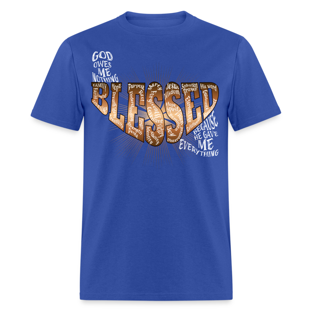 Blessed Unisex Classic T-Shirt - royal blue