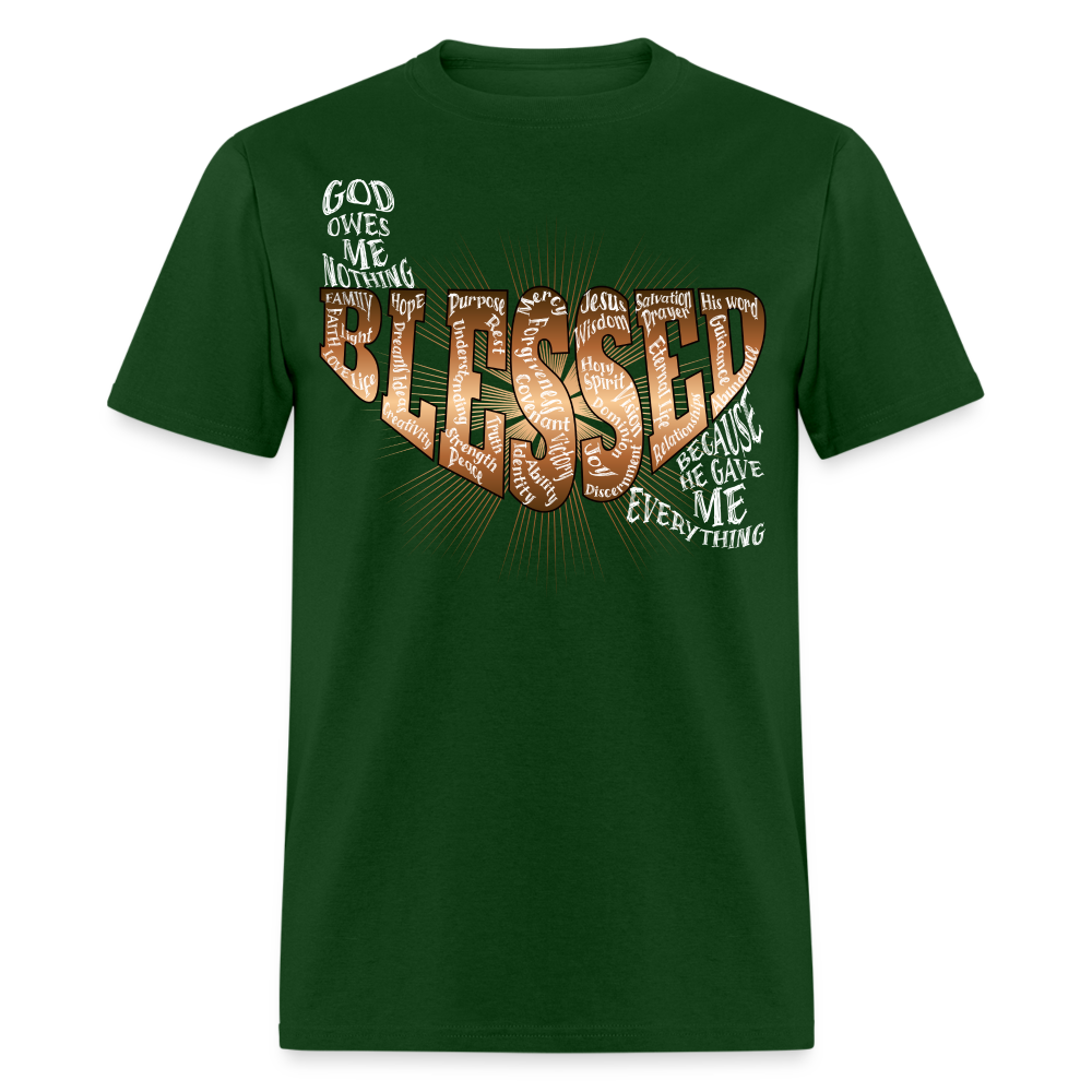 Blessed Unisex Classic T-Shirt - forest green