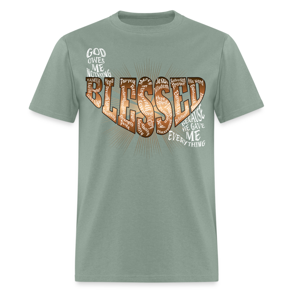 Blessed Unisex Classic T-Shirt - sage