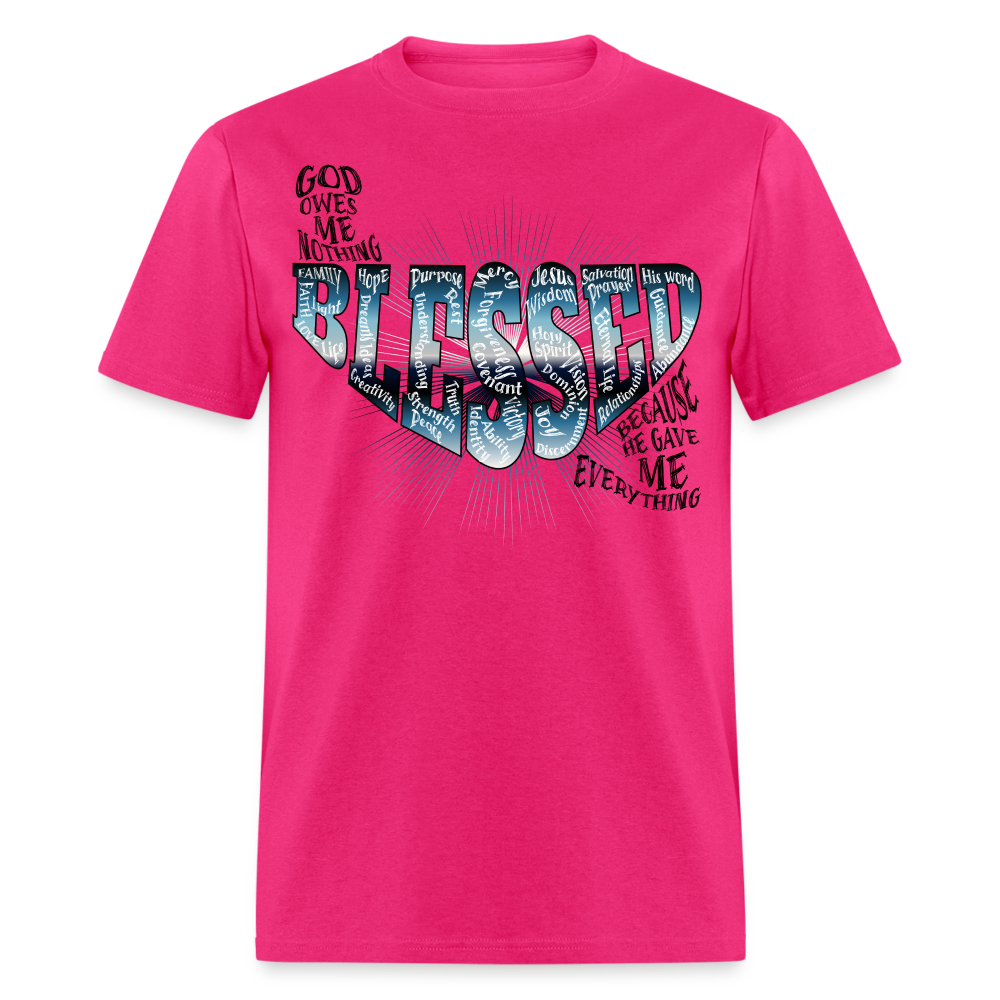 Blessed Unisex Classic T-Shirt - fuchsia