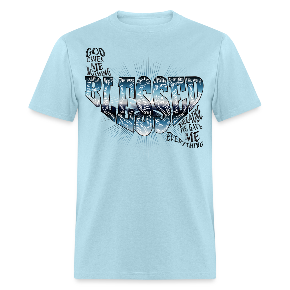 Blessed Unisex Classic T-Shirt - powder blue