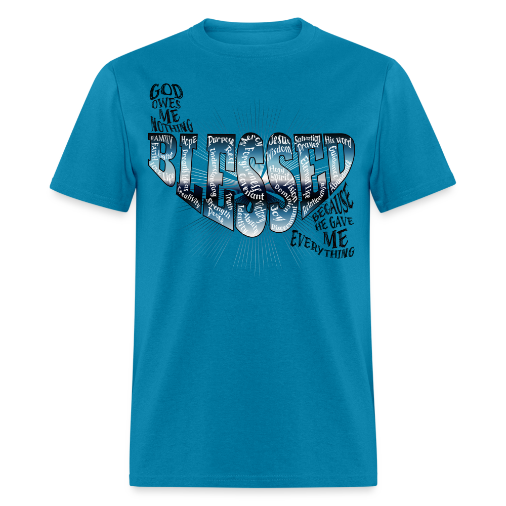 Blessed Unisex Classic T-Shirt - turquoise